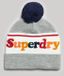 Superdry Essential Logo Beanie Dames One Size Polyester 7RM - Grey Marl/Multi