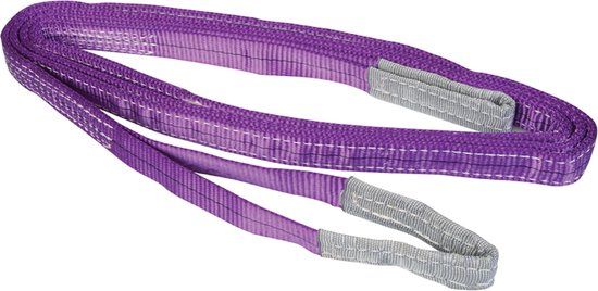 Silverline Hijsband - 1 ton - 4 meter - Polyester - Paars