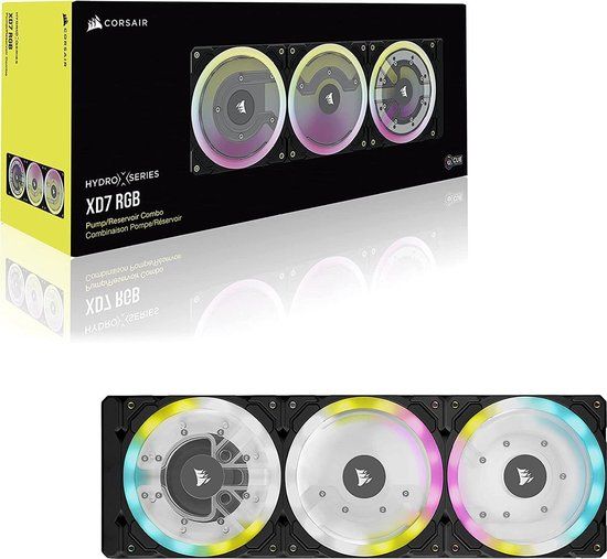 Corsair Hydro X Series XD7 - Pump Reservoir - 360mm - Black