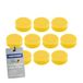 magnetoplan Ergo-magneten, Large | 10 stuks, goudgeel