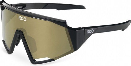 KOO Spectro Fietsbril - Zwart - Unisex - Gepolariseerd - Zwart/Bronze