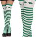 Saint St.Patrick Kousen Groen/wit Unisex Polyester Kniekousen