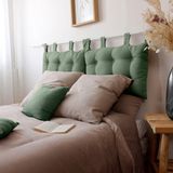Enjoy Home Katoenen hoofdbordkussen met knopen