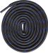 Sjizll Lacets ronds premium pour chaussures de travail, chaussures de randonnée et chaussures de trekking - Polyester - ø 4,5 mm - Très résistant à la déchirure - Couleur : gris foncé-bleu, Longueur : 120 cm