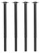 VEVOR Verstelbare tafelpoten, ronde stalen meubelpoten (610-1016 mm), draagvermogen tot 544 kg, robuust, snelle installatie, geschikt voor bureaus, salontafels, eettafels, barkrukken, werkbanken, 4 stuks, zwart