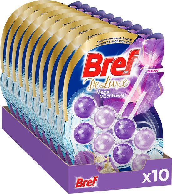 Bref WC Toiletblok - DeLuxe Magic Moonflower - Voordeelverpakking - 10 x 2 stuks