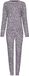 Pastunette Purple Pebbles Pyjama Fleece Paars/Grijs Maat 36