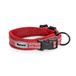 Record - Hondenhalsband Ande – van duurzaam nylon – reflecterende details – sluitclip van kunststof – kleur rood – maat XXS – 1,5 cm – omtrek 28 – 30 cm