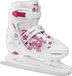 Roces Jokey Ice 3.0 IJshockeyschaatsen Kinderen Wit Roze Verstelbaar Maat 30-33