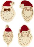 BrandNewCake Chocoladedecoratie Kerstman 144st