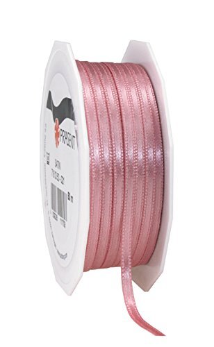 - Präsent cadeaulint, polyester, oudroze, 50 m spoel 3 mm