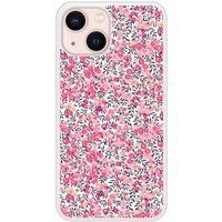 Liberty Verstevigd hoesje met sublimatie bedrukking, compatibel met Apple iPhone 13 wiltshire rose