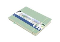Kangaro Art Schetsboek, A5, landschap, mint, hardcover, PU, 80 vellen, 140 g, crèmekleurig papier