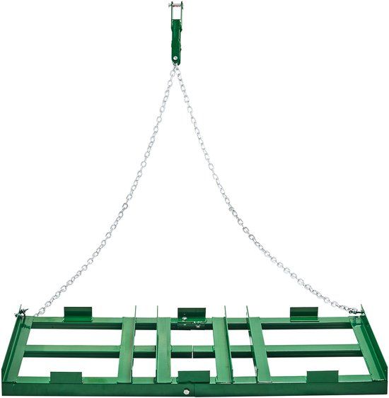 Vevor Sleepeg Weide eg Weide Sleep Gazon Tractor Veld eg 1220x500x100mm