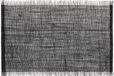 Secret de Gourmet Jute tafel placemat - zwart - 45 x 30 cm