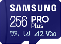 Samsung PRO Plus 256GB MicroSD Card with Adapter - 180MB/s Read Speed