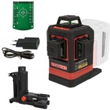 FUTECH Multicross 3D 18VMAX Kruislijnlaser - Groen - 70m - 3 Lijnen