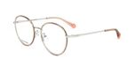 Polaroid PLD-D438-G-9F6 monture de lunettes femme rond métal argent 52 mm