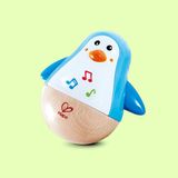 Hape Pinguin Muzikale Wiebelaar - Sensorisch Babyspeelgoed vanaf 6 Maanden