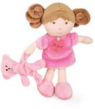 Jolijou - Mijn Eerste Zachte Pop - Miss Rose - Roze - 21 cm