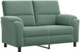 vidaXL Bank Zeesgroen 154 x 85 x 93 cm fluweel