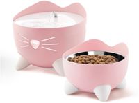 Catit Pixi Fountain Combo Kit - Kattendrinkbak - Pink Wit