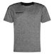 Hummel Voetbalshirt Authentic Poly - Grijs/zwart Kids, maat 176 cm