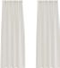 vidaXL - Voile Gordijn - 2 stuks - Crème - 245 x 140 cm - Polyester