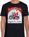 Bellatio Decorations Shoppartners Bv Fout Kerstshirt / t-shirt - No presents for kids only for me suckers - motorliefhebber / motorrijder / motor fan zwart voor heren - kerstkleding / kerst outfit XL