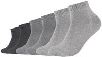 s.Oliver Basic 6-pack korte sokken voor dames en heren, antraciet, maat 35-38