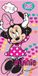 Minnie Mouse Serviette de plage - Serviette de bain - Hearts - Séchage rapide - 70x137 cm - Serviette