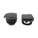 Boss Wessing Badafvoerplug Afbouwdeel Set tbv Badoverloopcombinatie Met Vulfunctie Vierkant Gunmetal