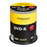 Intenso DVD-R disque 4.7 Go - 100 pièces - Broche
