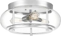 Quoizel Trilogy LED Badkamerarmatuur | 3x E27 | 40W | IP44 | Dimbaar | Gepolijst chroom