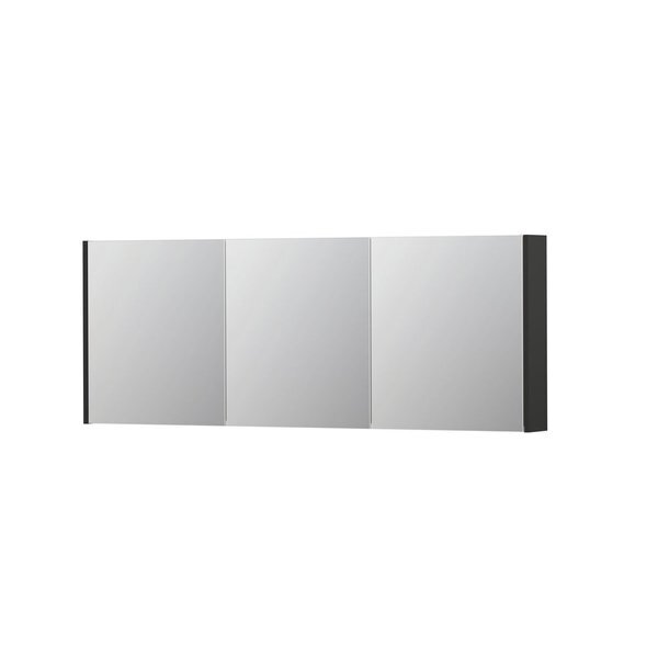 Ink SPK1 Spiegelkast met 3 dubbelzijdige spiegeldeuren en stopcontact/schakelaar 1110802
