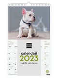 Finocam Kalender 2023 spiraal wandafbeeldingen om te schrijven januari 2023 - december 2023 (12 maanden) Catalaanse puppy's