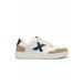 Munich Legit Man 115 baskets pour hommes à lacets, cuir, blanc/bleu, 45