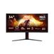 AOC G4 CU34G4ZCA computer monitor 86,4 cm (34") 3440 x 1440 Pixels Wide Quad HD Zwart, Rood