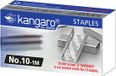 Kangaro nietjes No.10 - lengte 5 mm - RVS - zilver - 1000 stuks