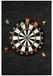 Dartbord muurbescherming van vilt 90 x 60 cm