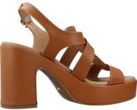 Nerogiardini Armenia Pu.Moena P17697 Rico Sandalen Vrouwen Bruin Leer Platte Sandalen
