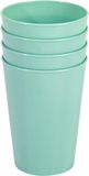 Hega Hogar Onbreekbare drinkglazen - set 4x stuks - kunststof - mintgroen - 300 ml