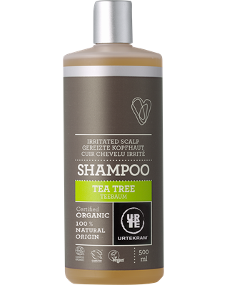 Urtekram Shampoo tea tree geirriteerde hoofdhuid 500 ml