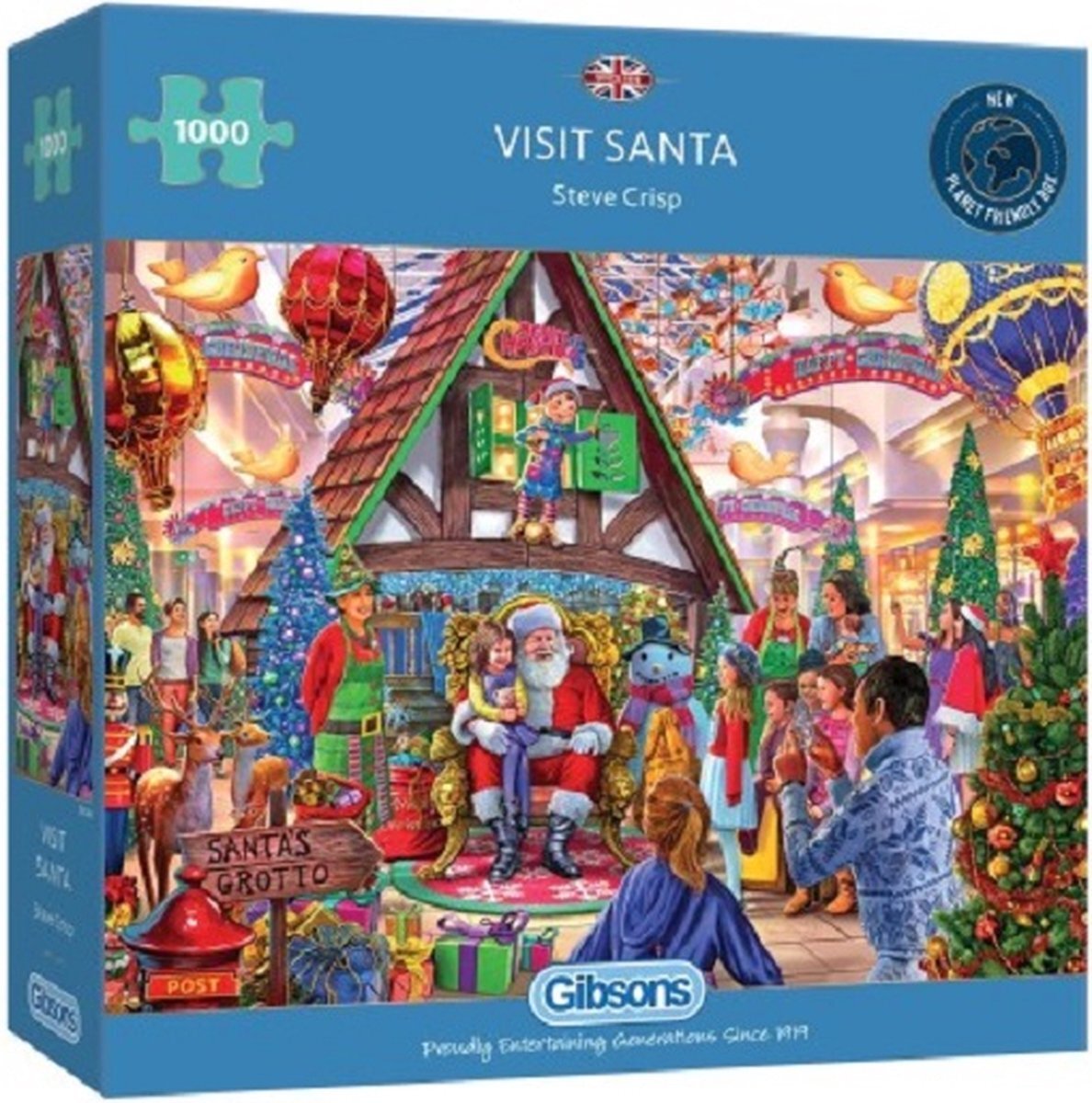 Gibsons puzzel - Visit Santa (1000)