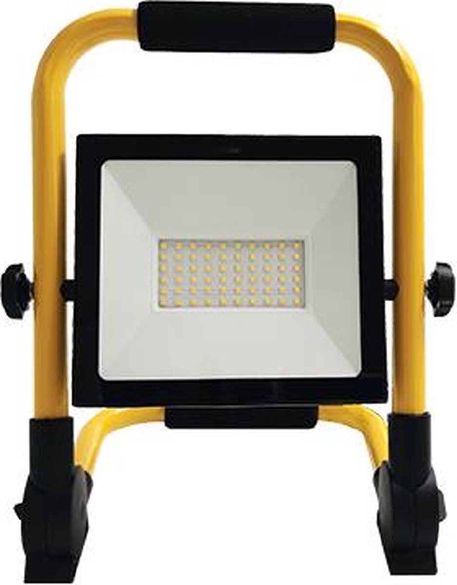 Tiga LED Werklamp -Bouwlamp- Draagbare - IP65 Stootvast - 50W 4500k Daglicht wit - 150cm aansluitsnoer