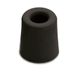 Merkloos / Sans marque Deurstopper - zwart - rubber - 6 x 4 cm - vloermodel - deurbuffer