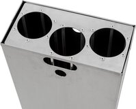 Vepa Bins Carro - Halve binnenbak met bekerinzet - 55 l - Wit