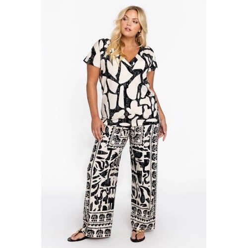 YOEK Straight Regular Waist Broek Zwart