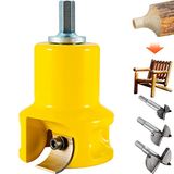 VEVOR Tenon Cutter, 38 mm diameter, premium aluminium & stalen houtsnijder, met dubbele gebogen messen en knopschroeven Home Master Kit, Commercieel houtbewerkingsgereedschap voor thuis, beginners,