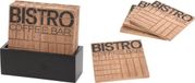 Excellent Houseware Onderzetterset Bistro 11,5x4,5x10cm